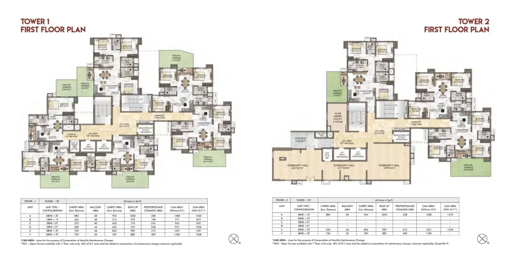 Rishi Pranaya Floor Plans