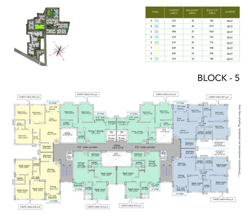Urban Greens Floor Plans