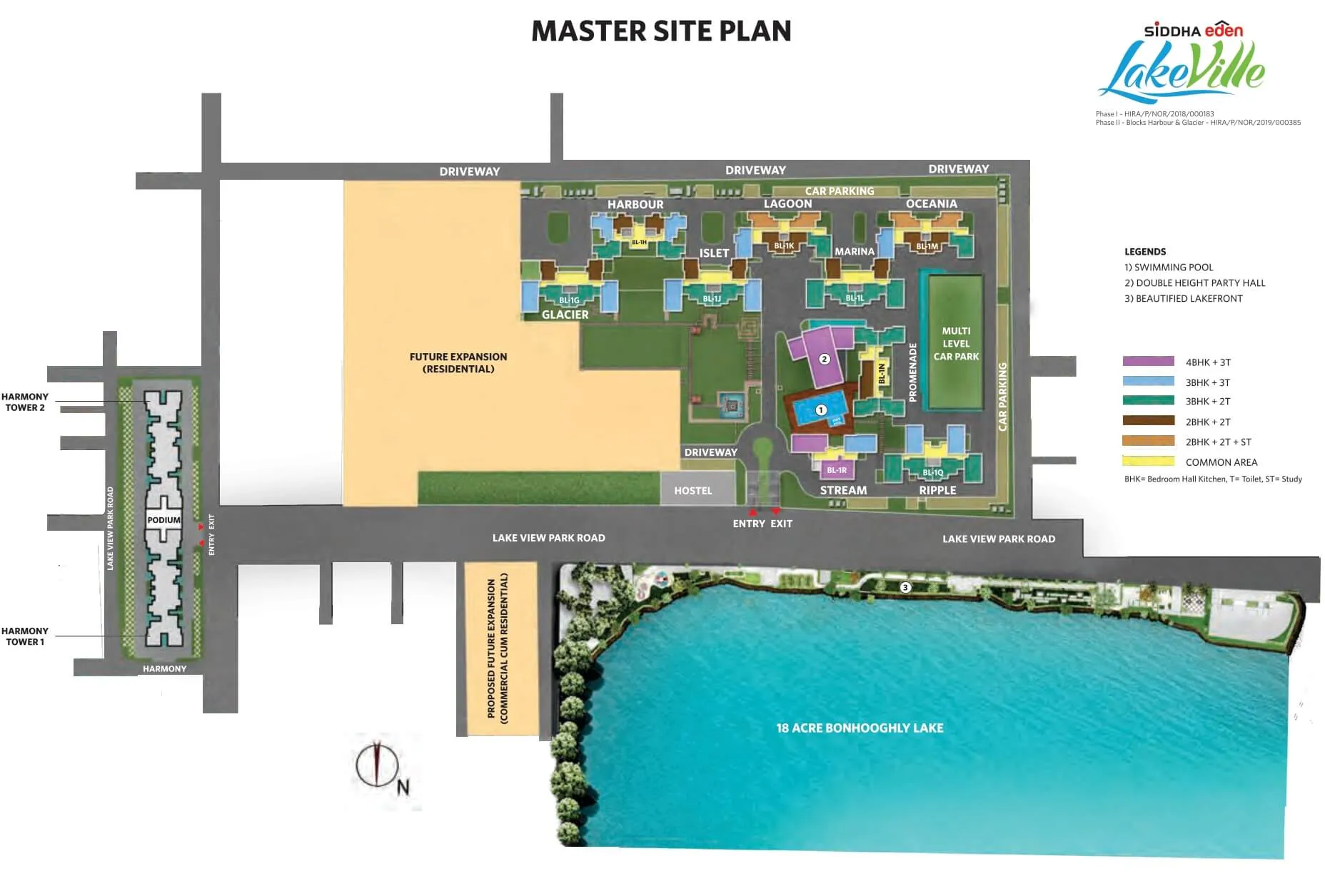 Siddha Eden Lakeville Master Layout Plan