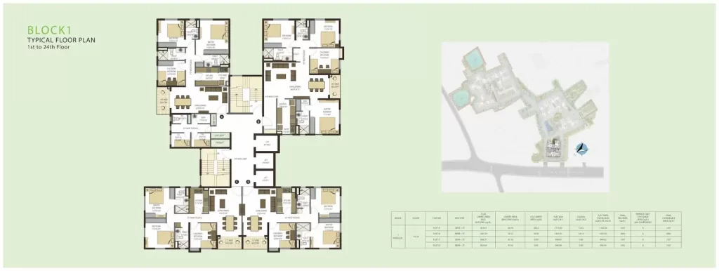 Srijan Ozone Floor Plans