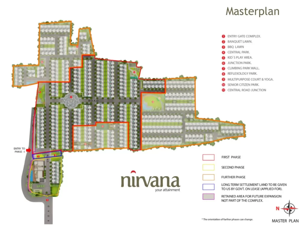 Srijan Nirvana Master Layout Plan