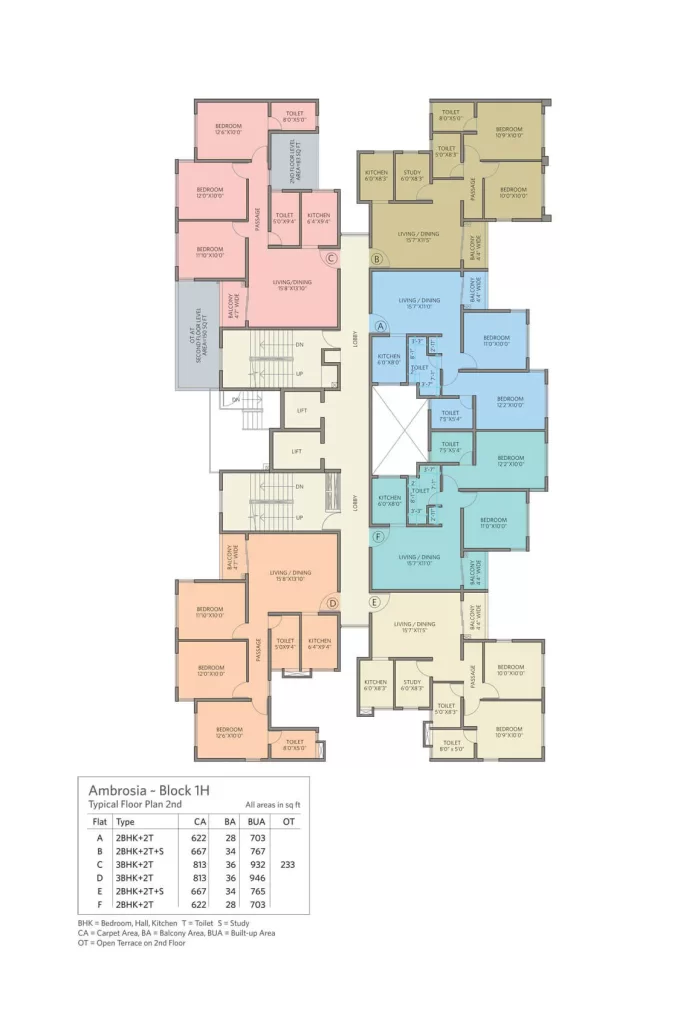 Siddha Skyward Suburbia- Apartments Floor Plans