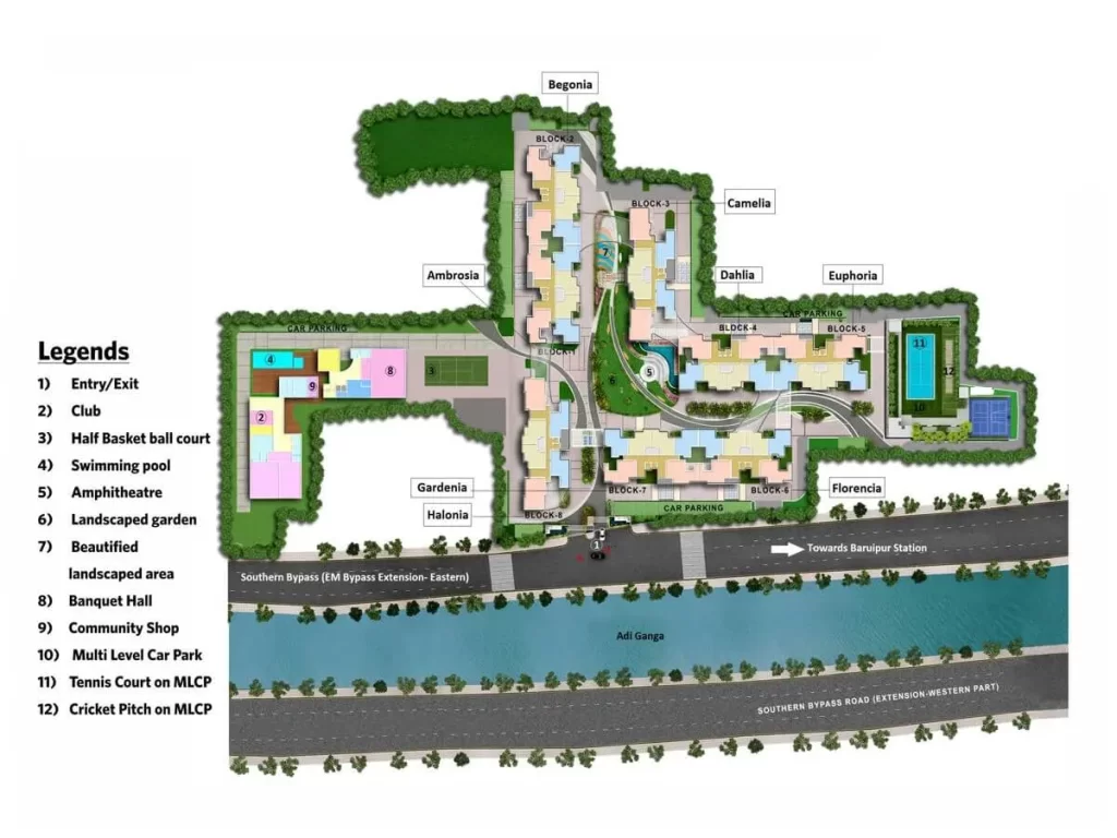 Siddha Skyward Suburbia- Apartments Master Layout Plan