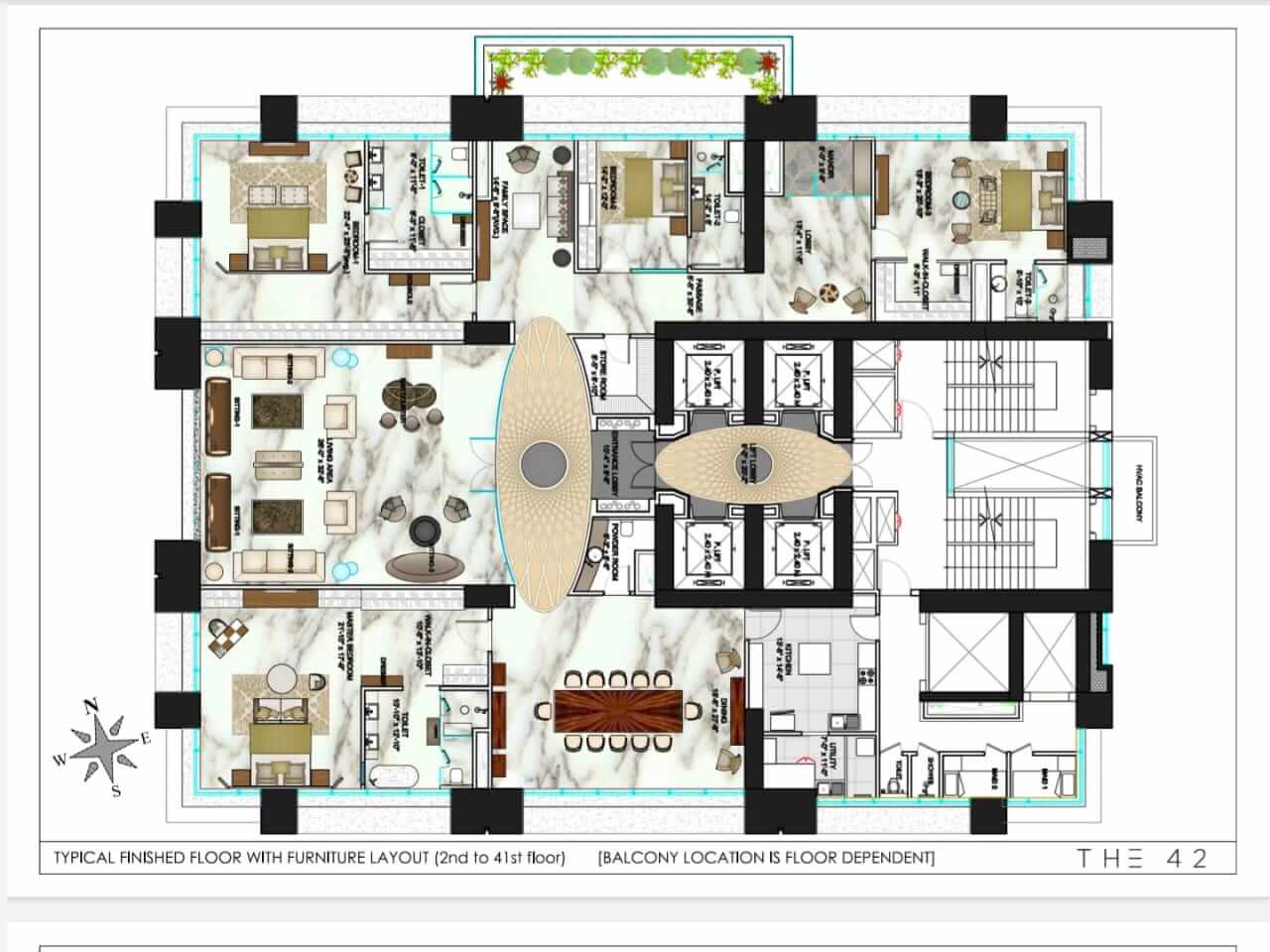 The 42 Kolkata Luxury Apartments in Park Street, Kolkata Propvestors