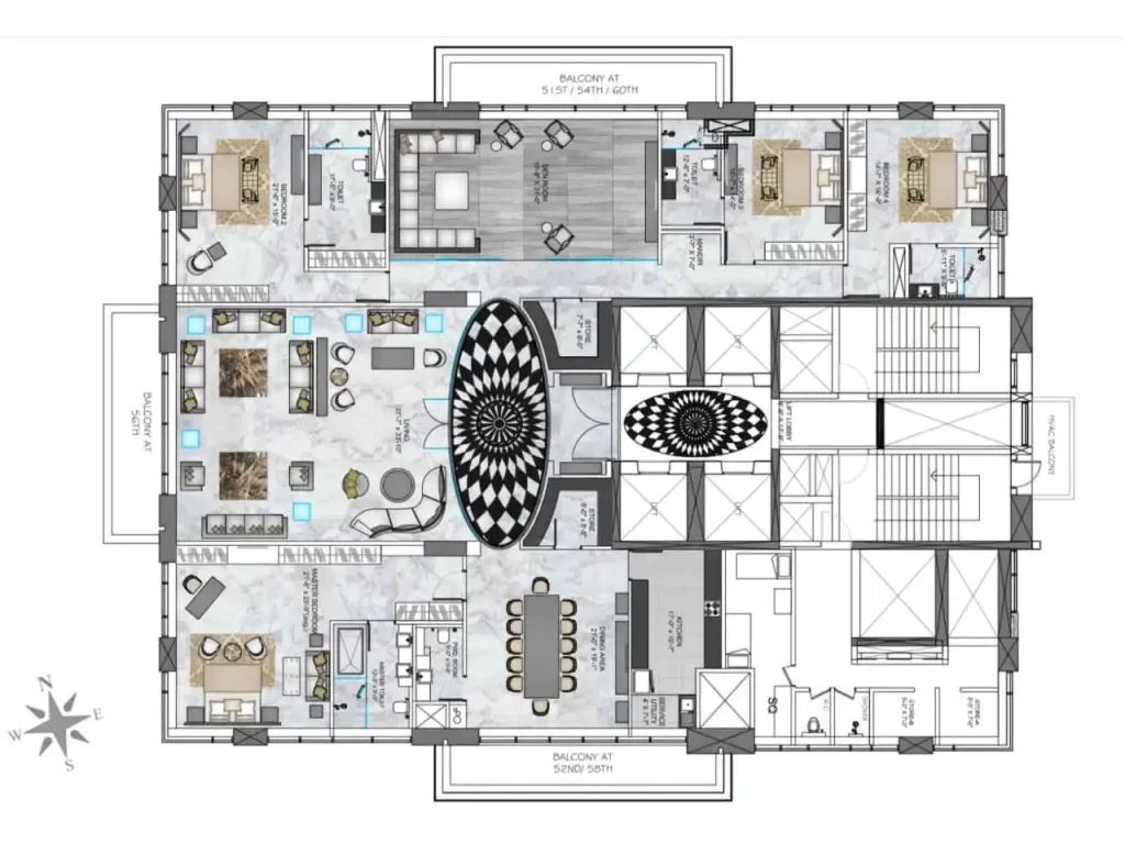 The 42 Floor Plans