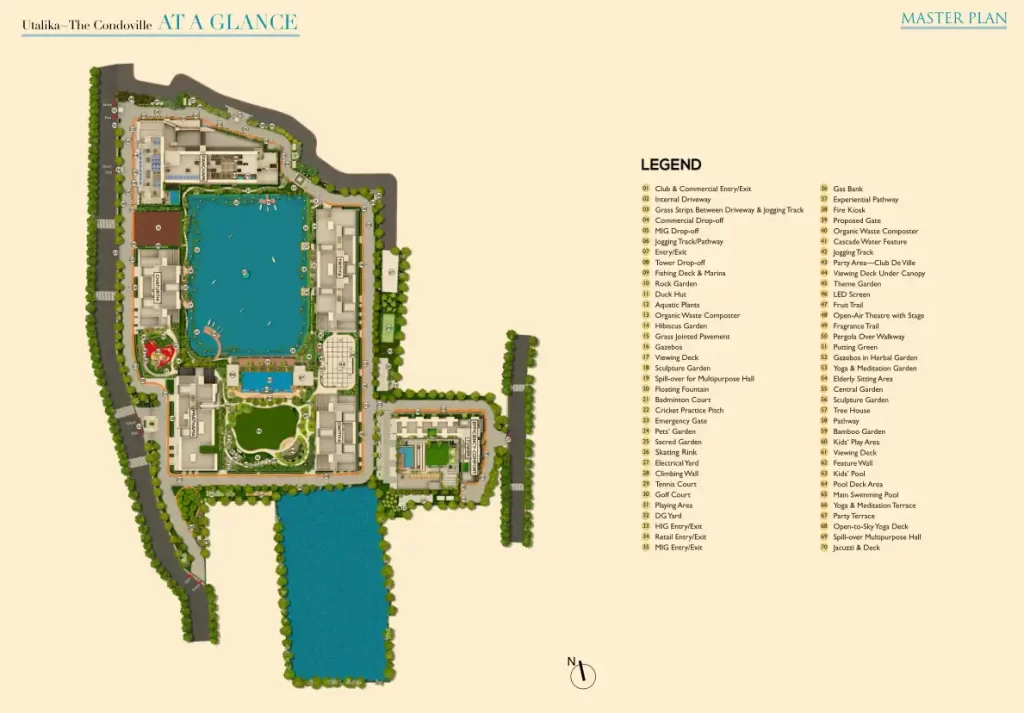 Ambuja Utalika Master Layout Plan