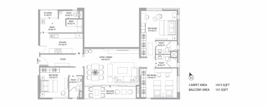 PS Aurus Floor Plans