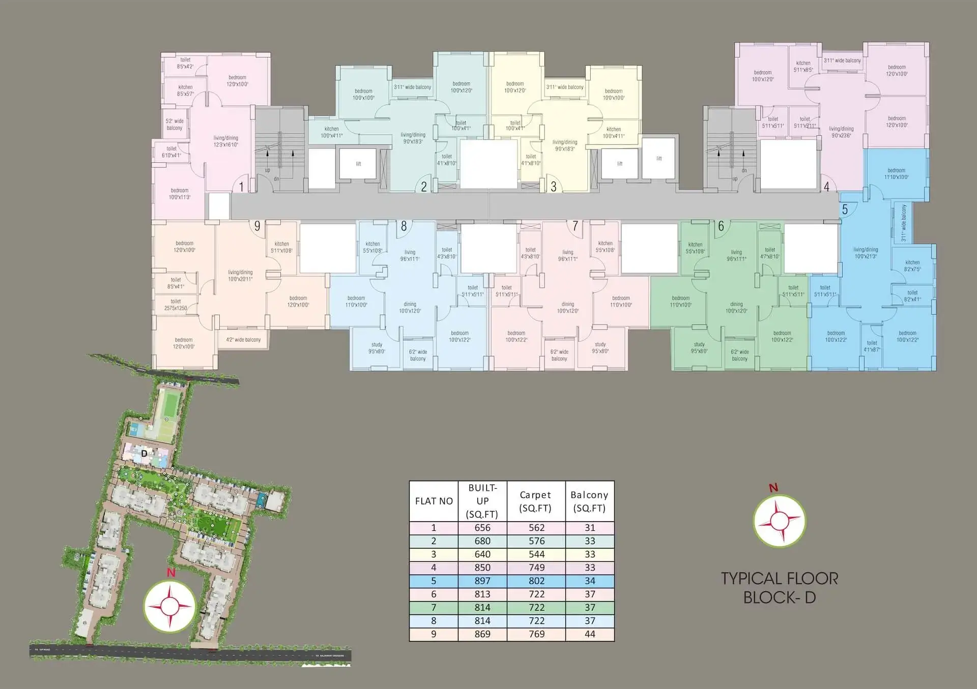 Urban Vista Floor Plans