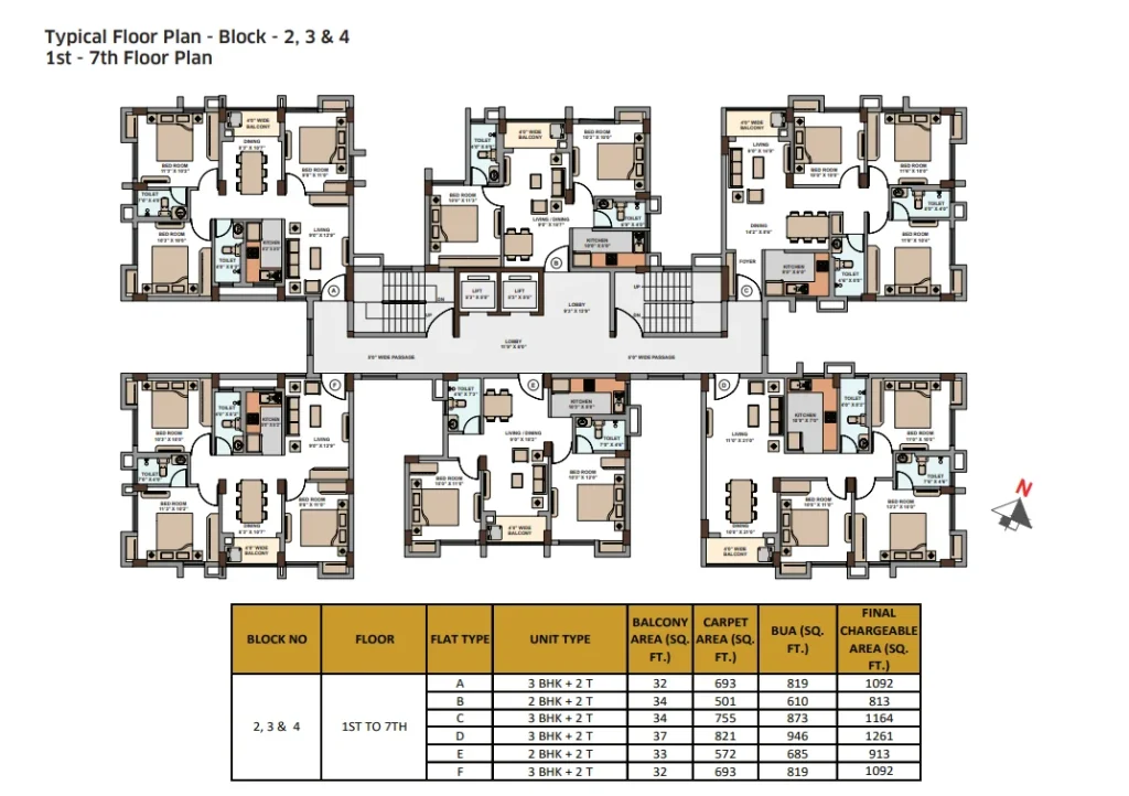 Srijan Eternia Floor Plans