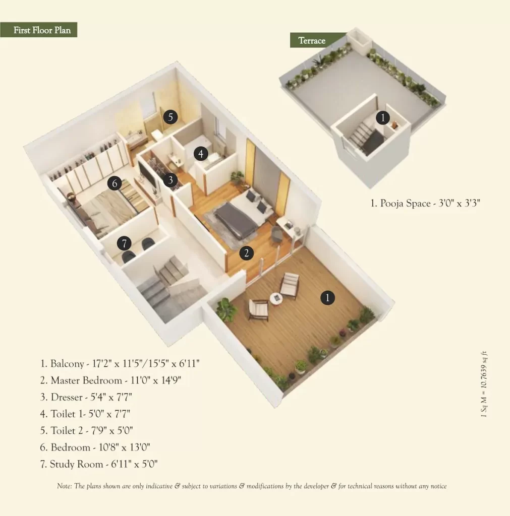 Emami Aastha Floor Plans