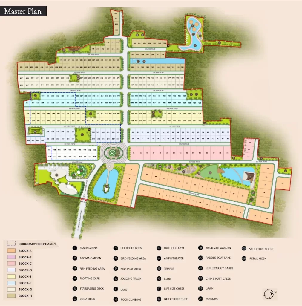 Emami Aastha Master Layout Plan