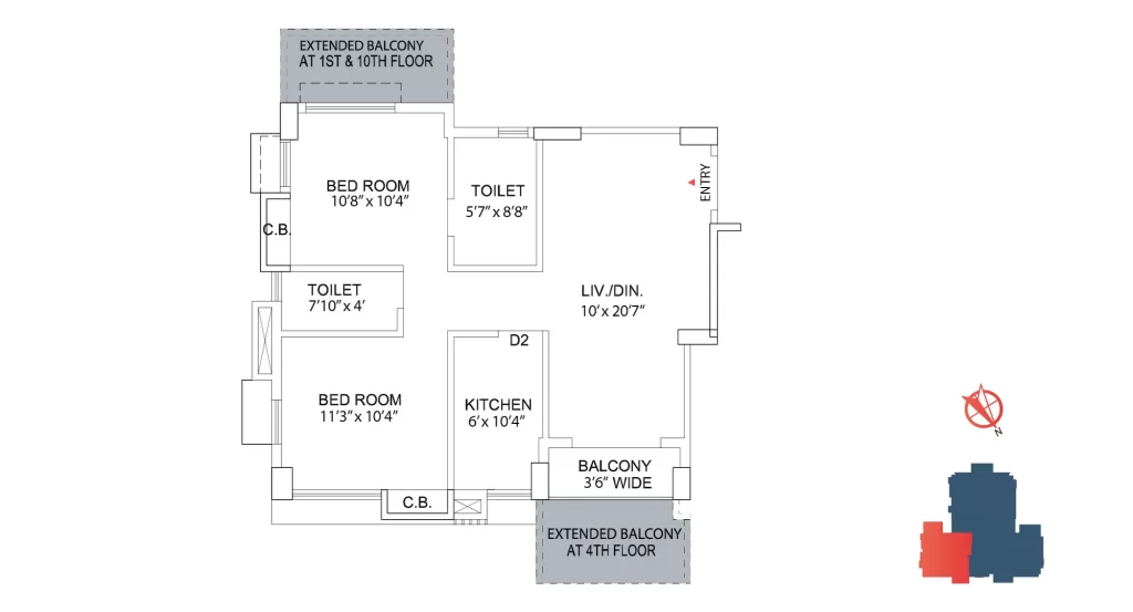 Purti Iris Floor Plans