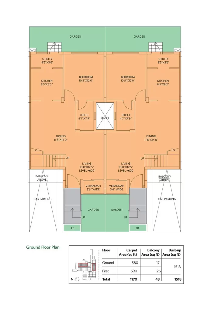 Siddha Skyward Suburbia – Bungalows Floor Plans