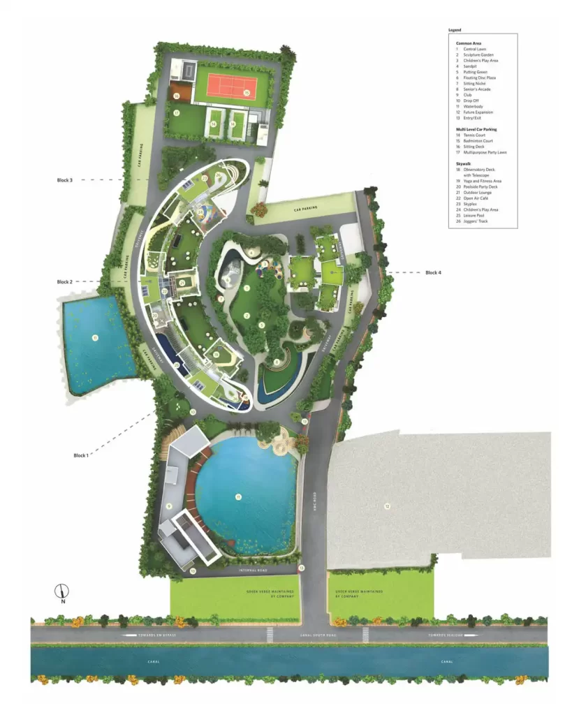 Siddha Sky Master Layout Plan