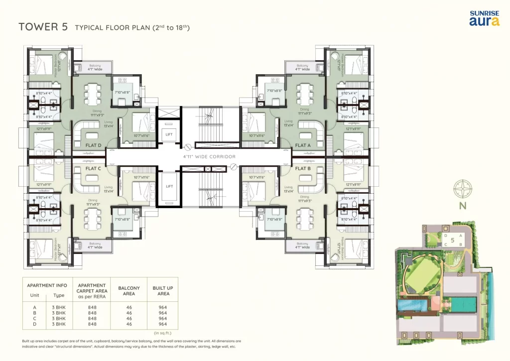 Sureka Sunrise Aura Floor Plans