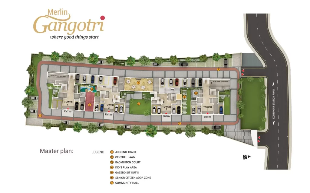 Merlin Gangotri Master Layout Plan