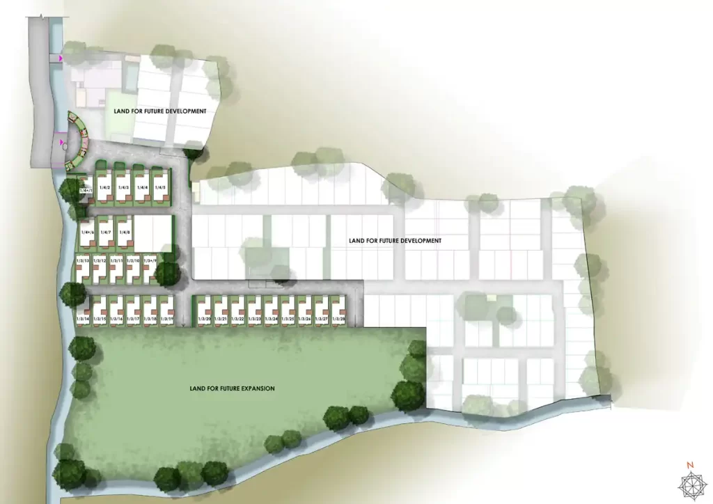 Shrachi Newtown Villas Master Layout Plan