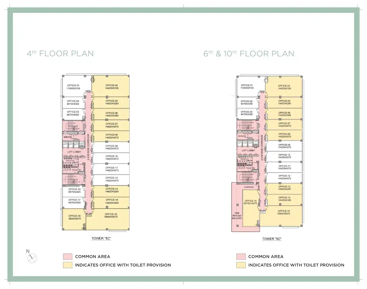 Ecospace Business Towers Floor Plans