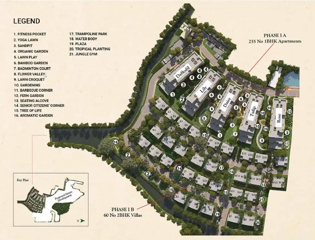 Ambuja Vanya Awas Master Layout Plan