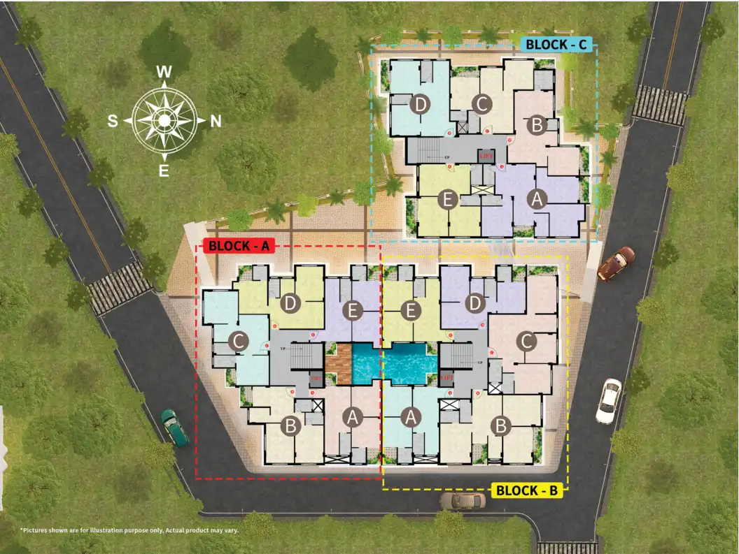 AV Courtyard Master Layout Plan