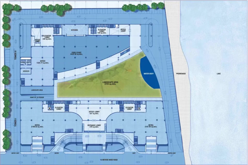 Godrej Waterside Master Layout Plan