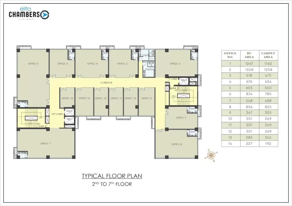 Elita Chambers Floor Plans