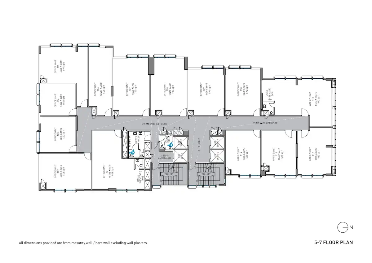 Primarc Chambers Floor Plans