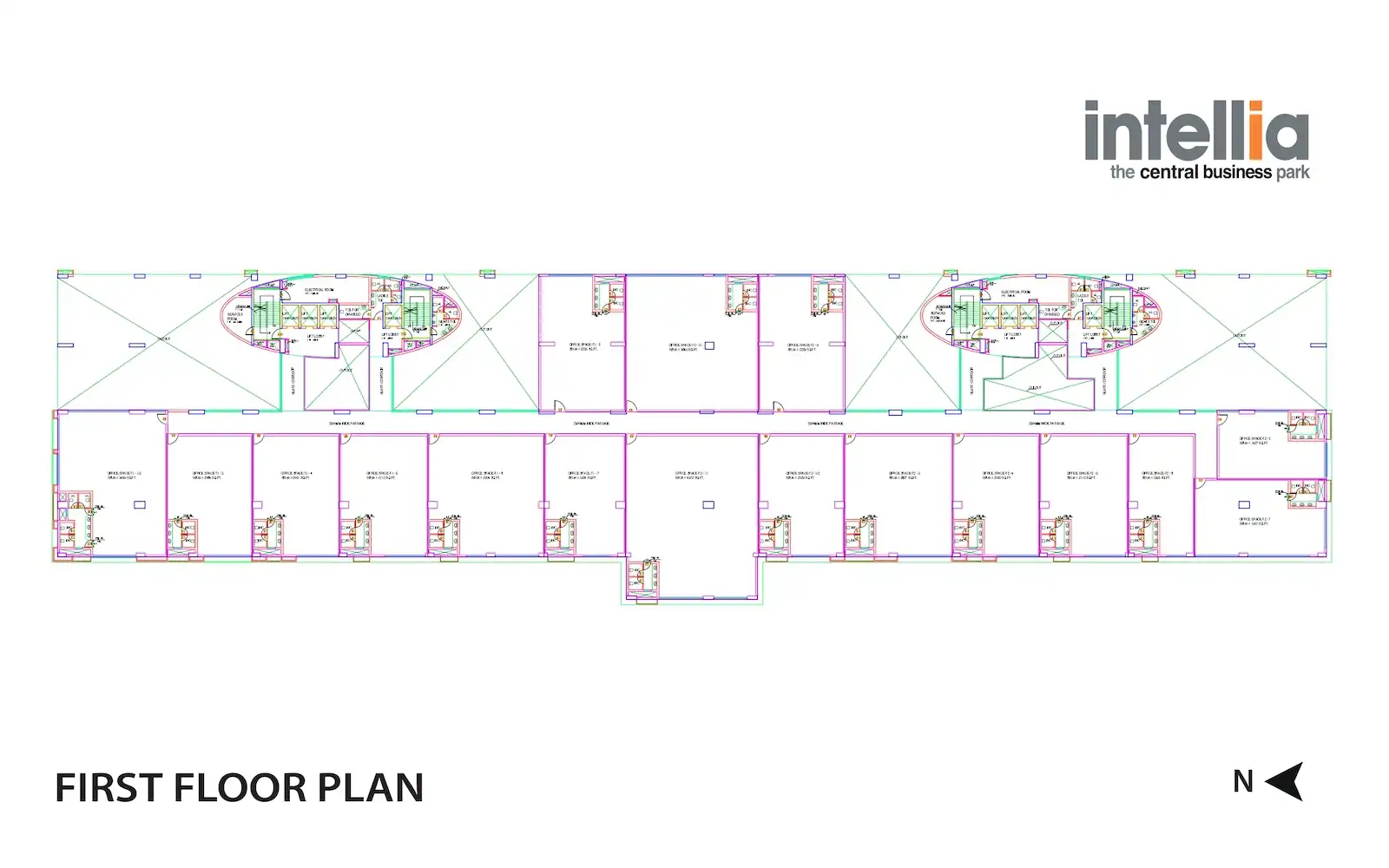 Srijan Intellia Business Park Floor Plans