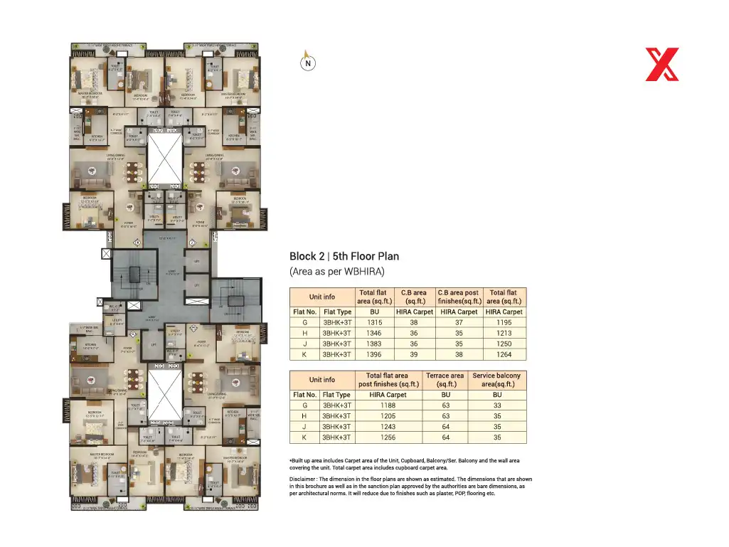 Merlin X Floor Plans