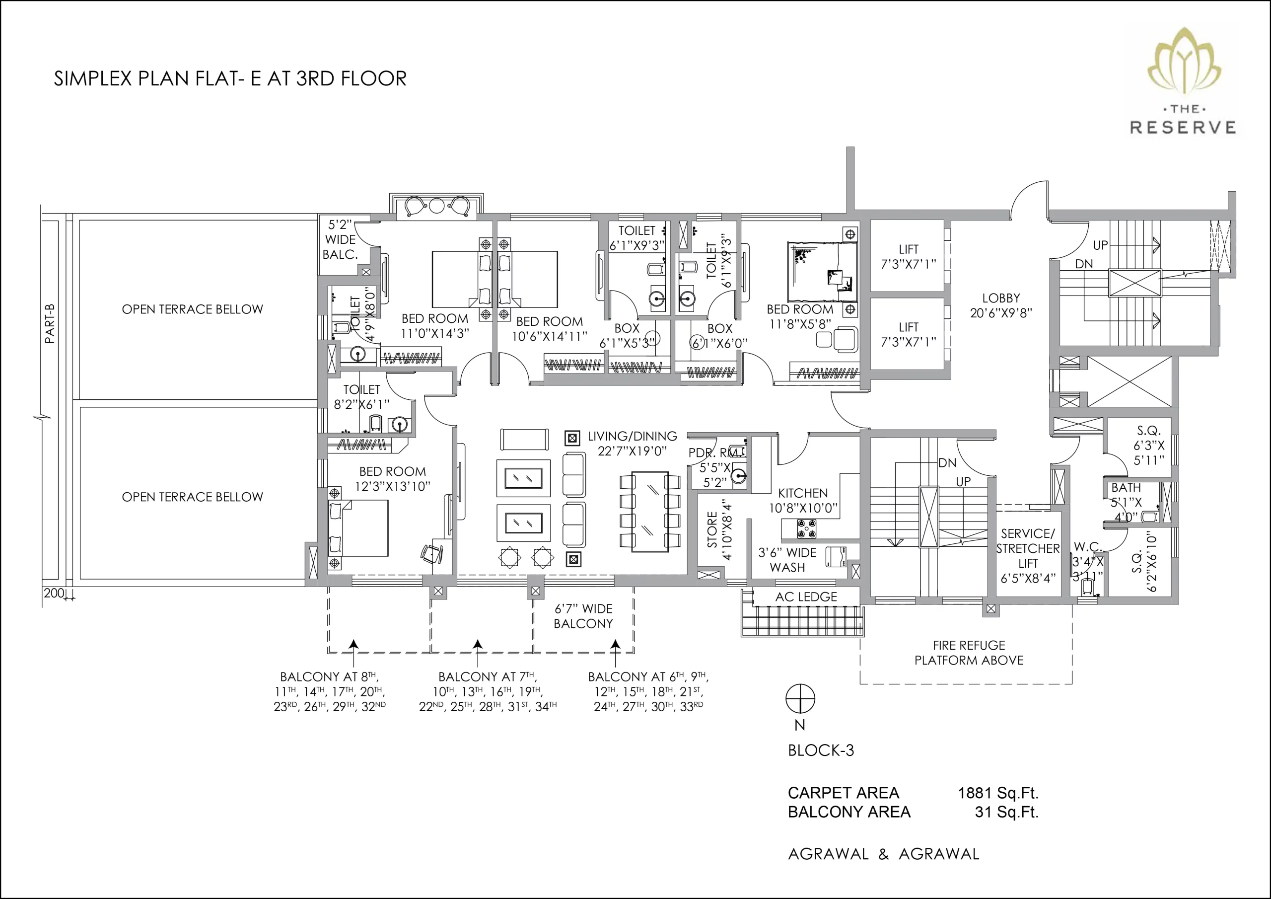 The Reserve Floor Plans