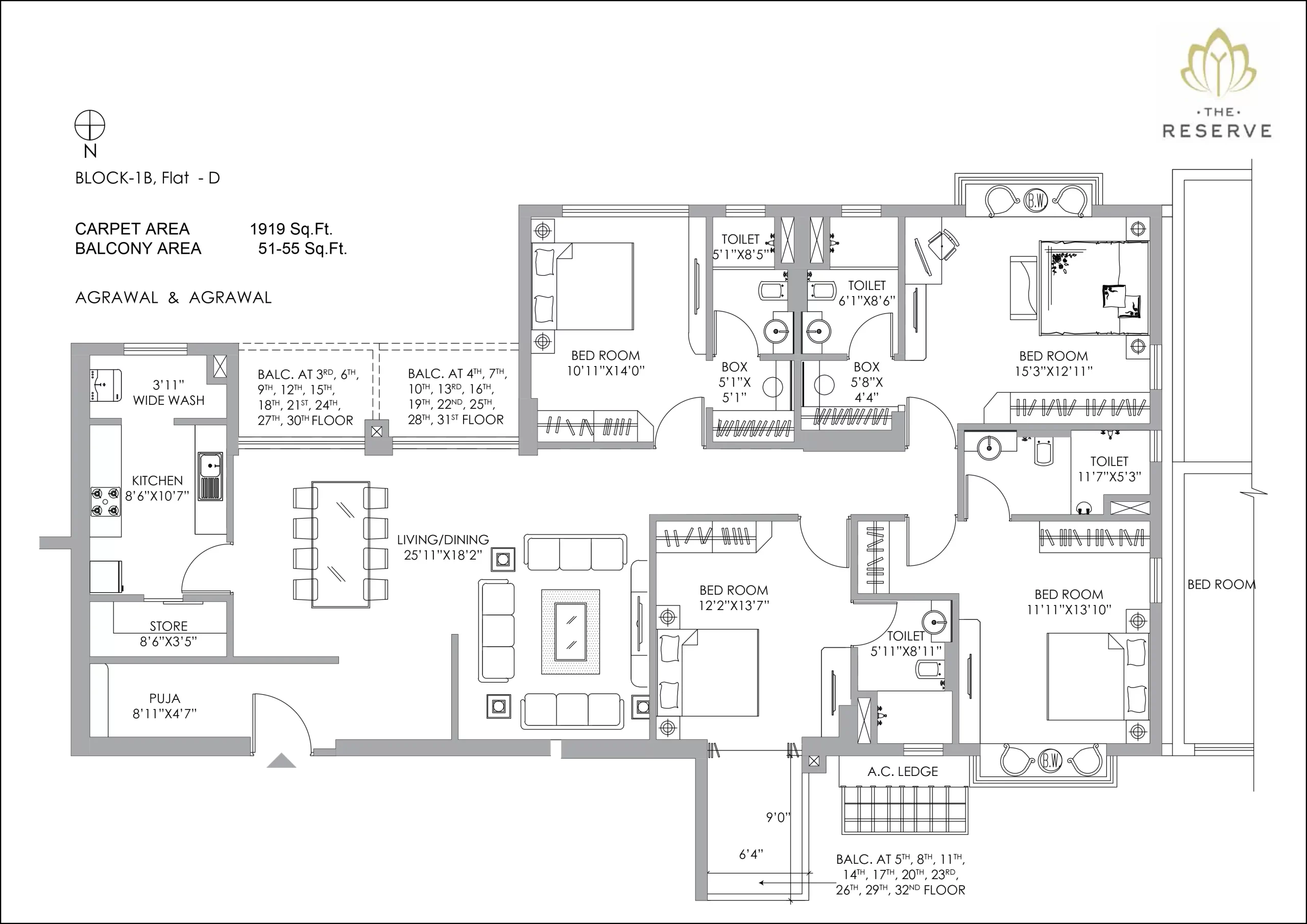The Reserve Floor Plans