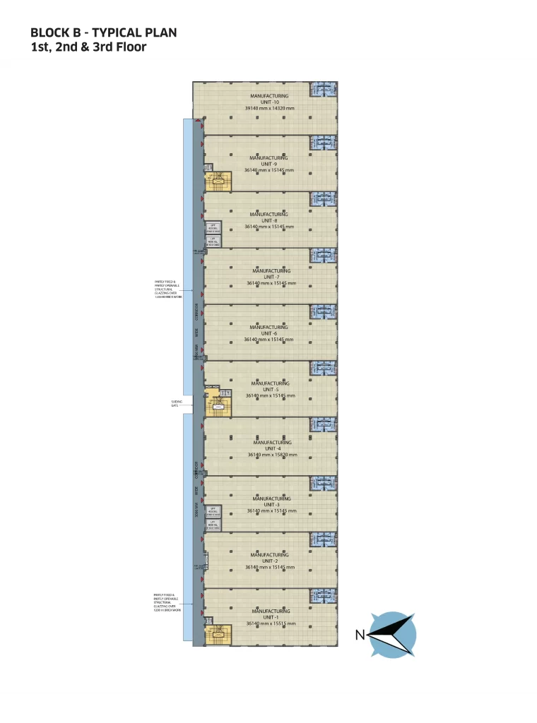 Srijan Industrial Logistic Park – BT Road Floor Plans