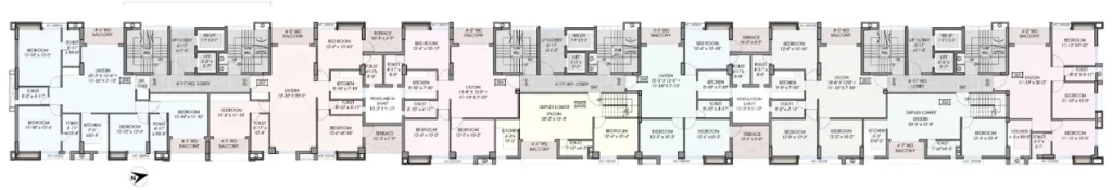 Shrachi Tiara Residency Floor Plans