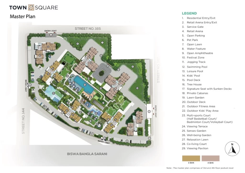 Srijan Town Square Master Layout Plan