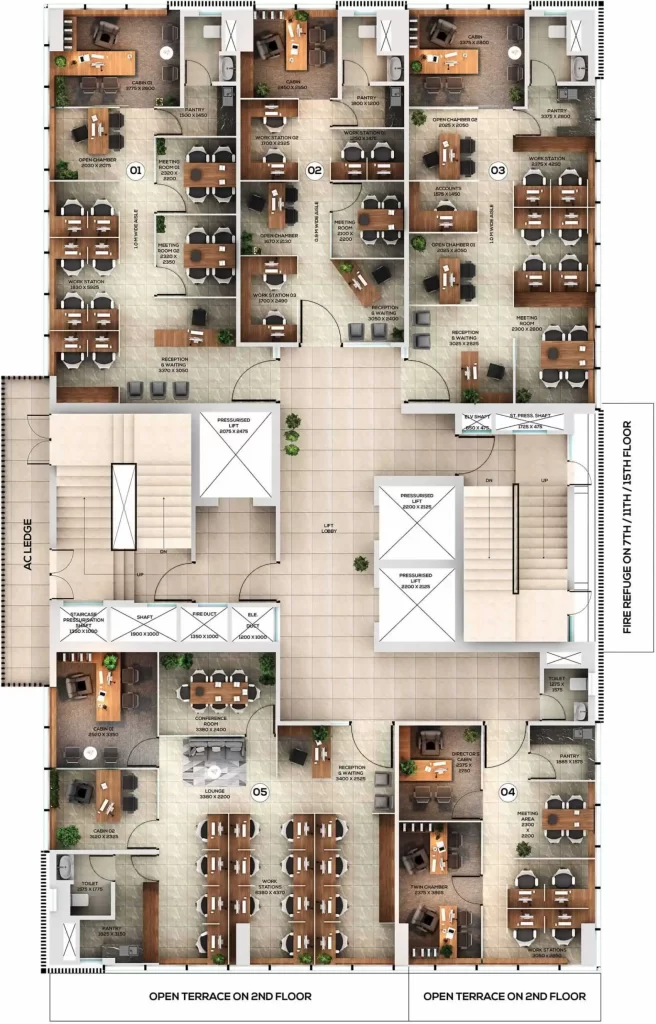 PARK NX Floor Plans