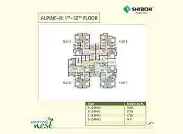 Shrachi Greenwood Nest Floor Plans