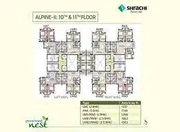 Shrachi Greenwood Nest Floor Plans
