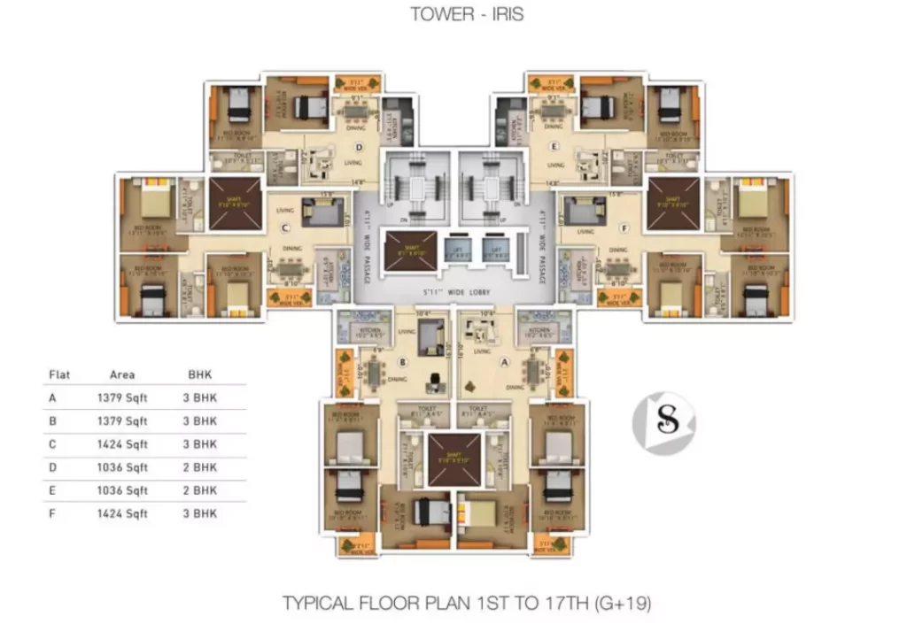 Rajwada Royal Garden Floor Plans