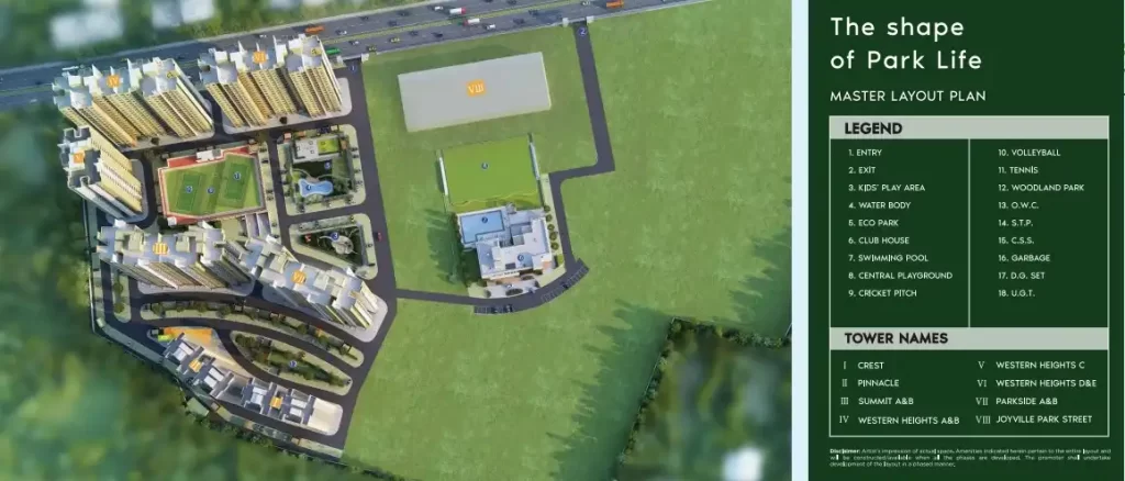 Joyville The Park Master Layout Plan
