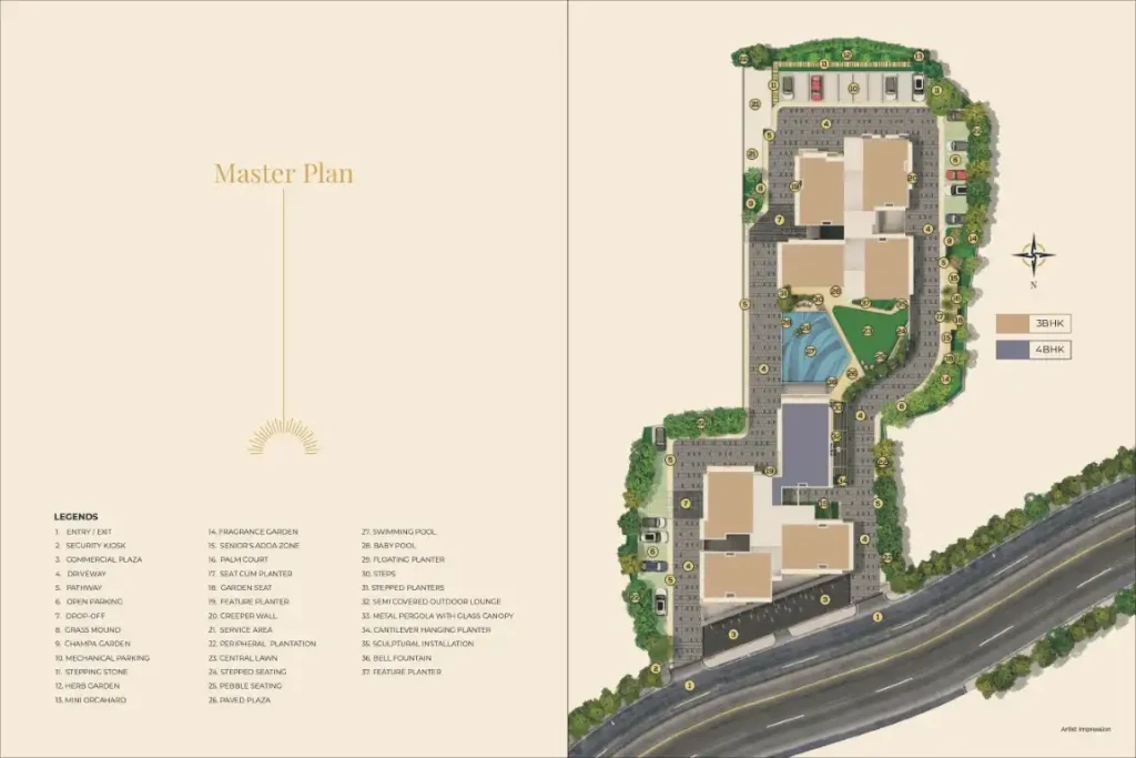 Shree Miraya Master Layout Plan