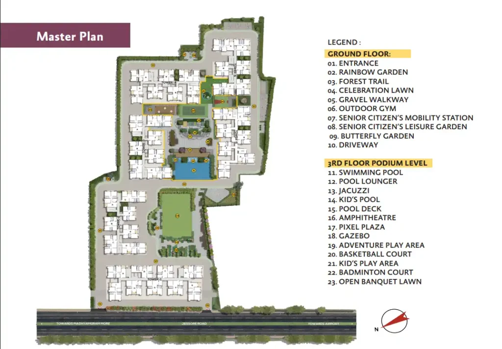 Srijan Spacia Master Layout Plan