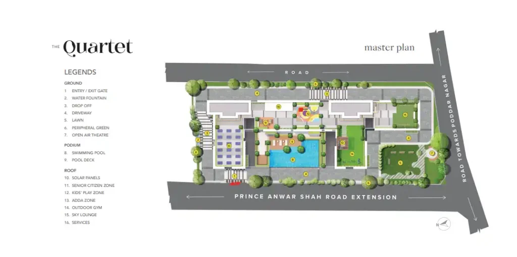 Sureka The Quartet Master Layout Plan