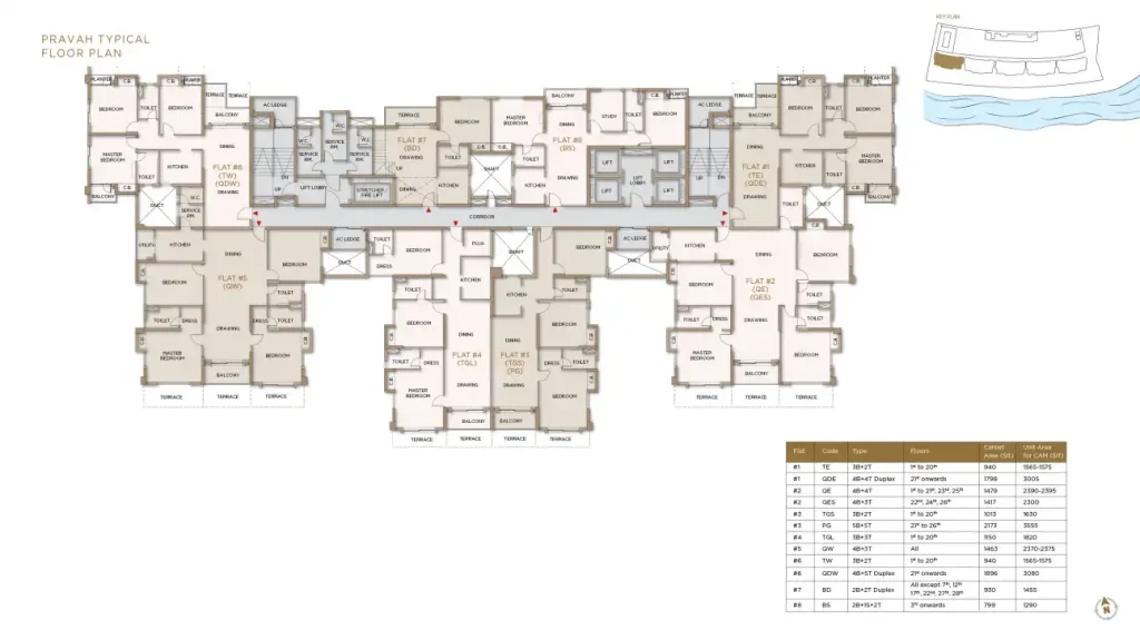 Eden Devprayag Floor Plans