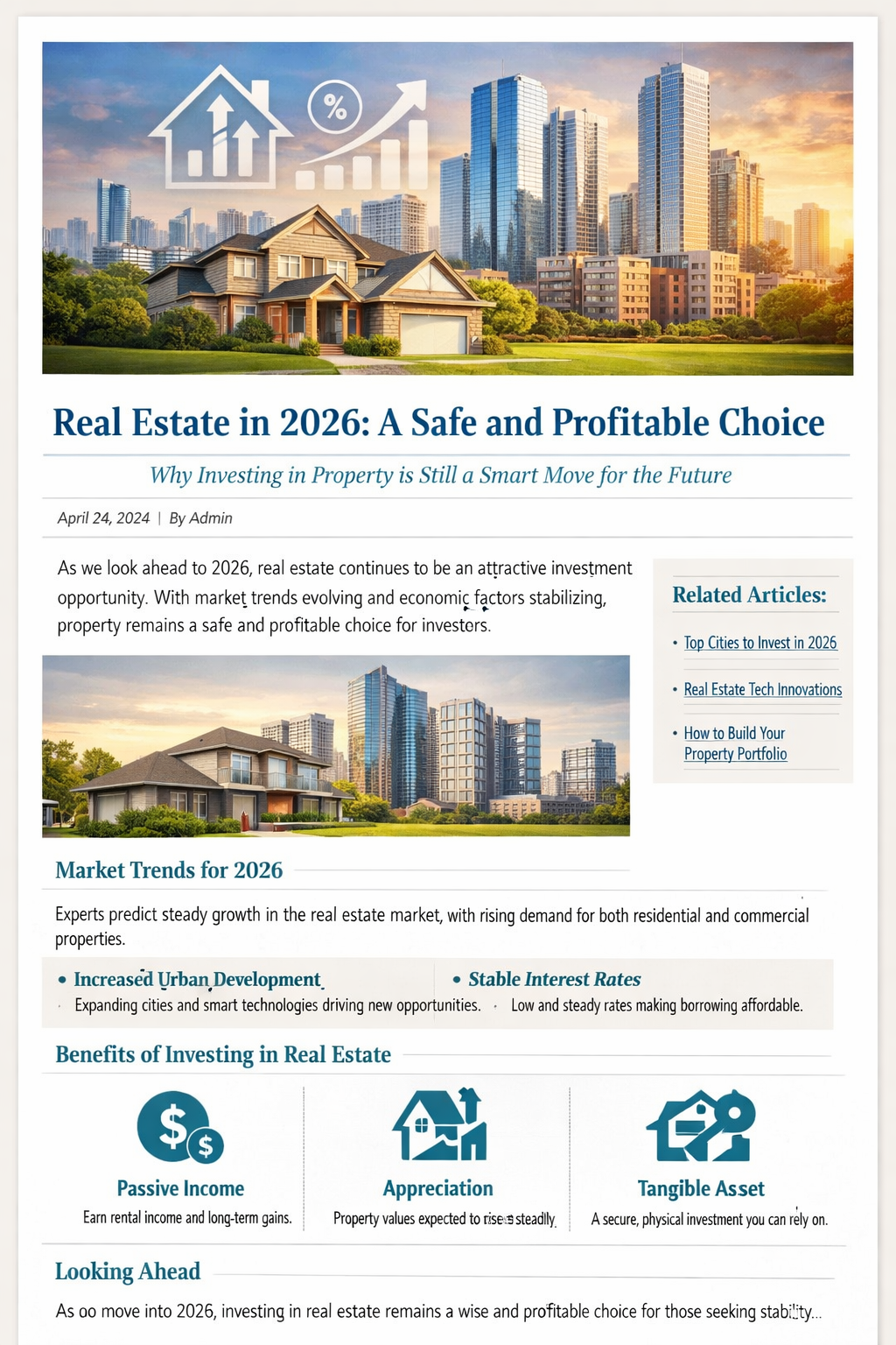 Real Estate in 2026: A Safe and Profitable Choice