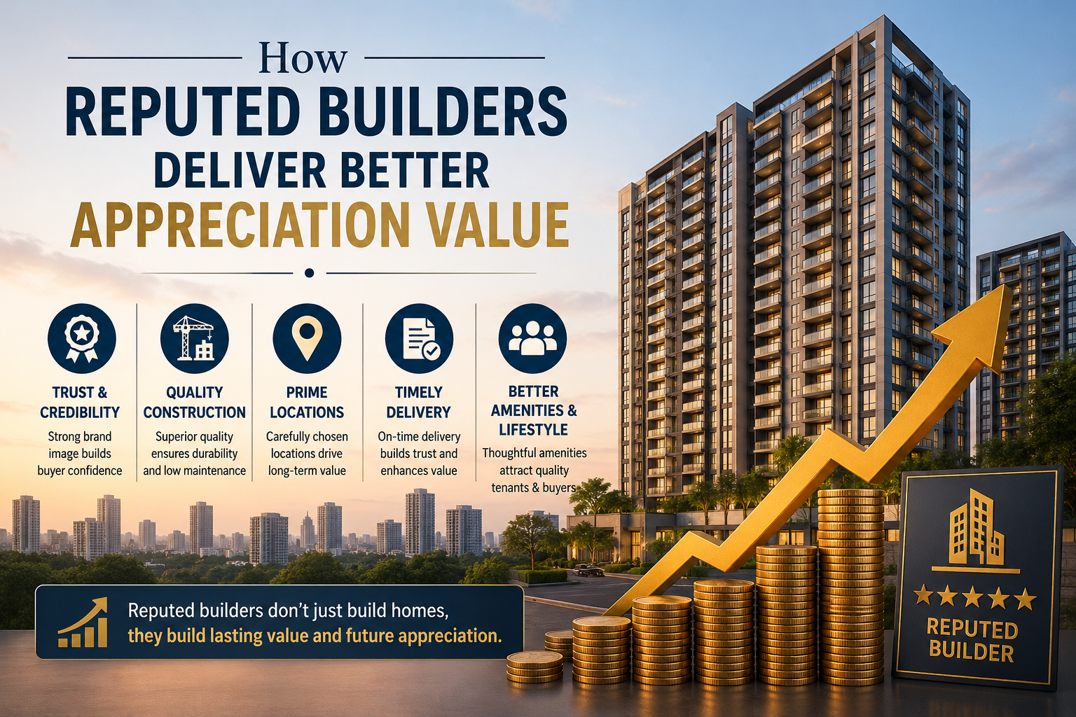 How Reputed Builders Deliver Better Appreciation Value